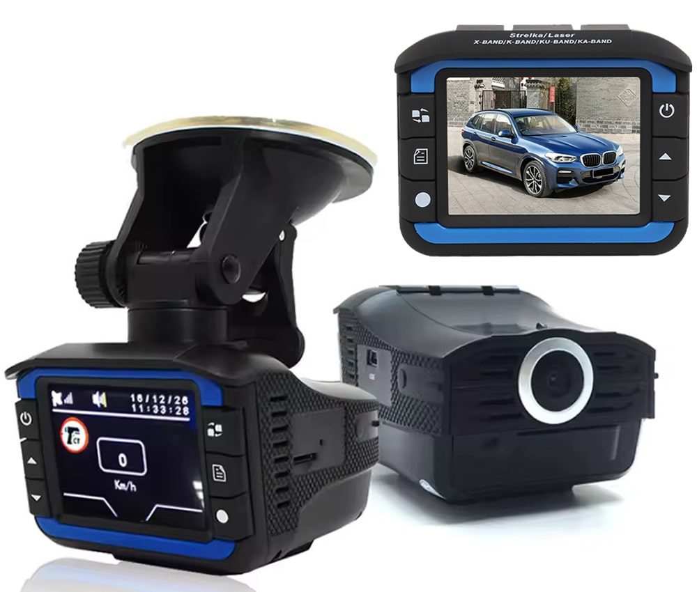 2u1 Radar detektor i auto DVR kamera Sl.3