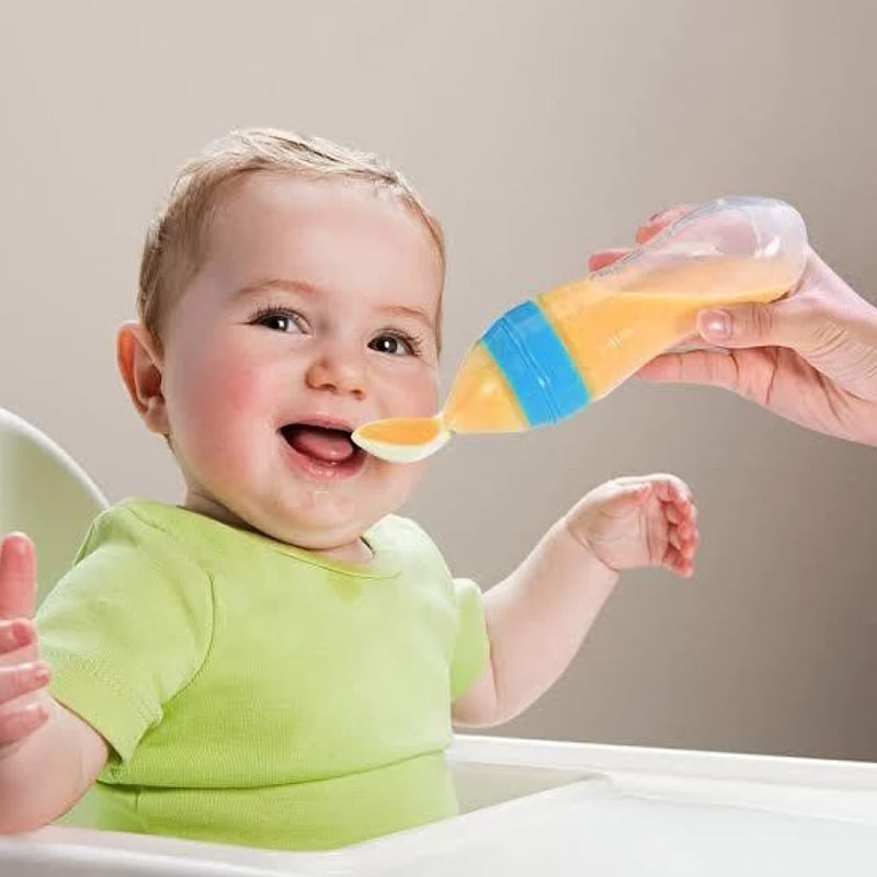 Flašica sa kašikom za hranjenje bebe