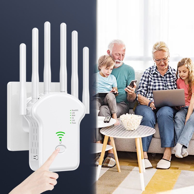 Pojačivač WiFi signala sa 6 antena