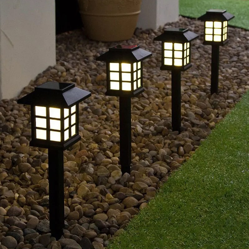 Solarne lampe za dvorište 6 komada