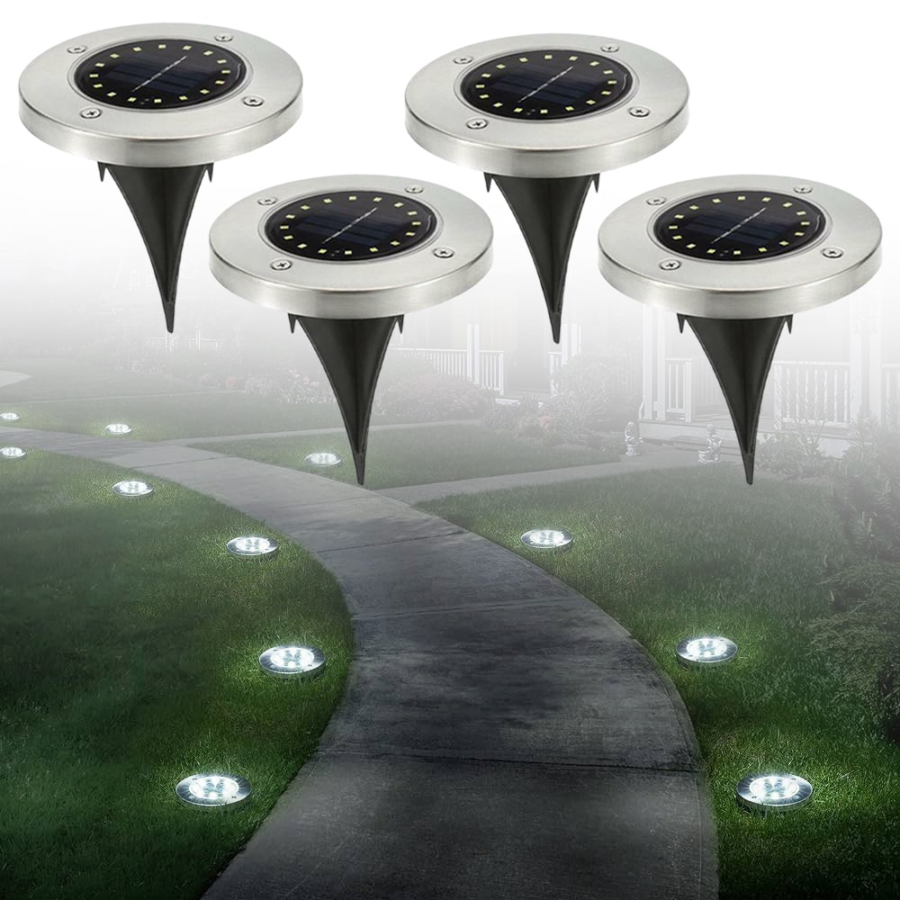Solarne podne lampe za dvorište 4 komada